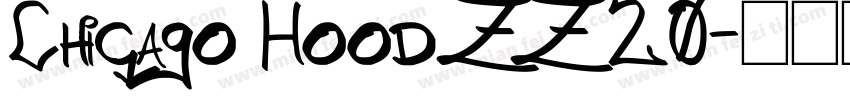 Chicago HoodZZ 20字体转换